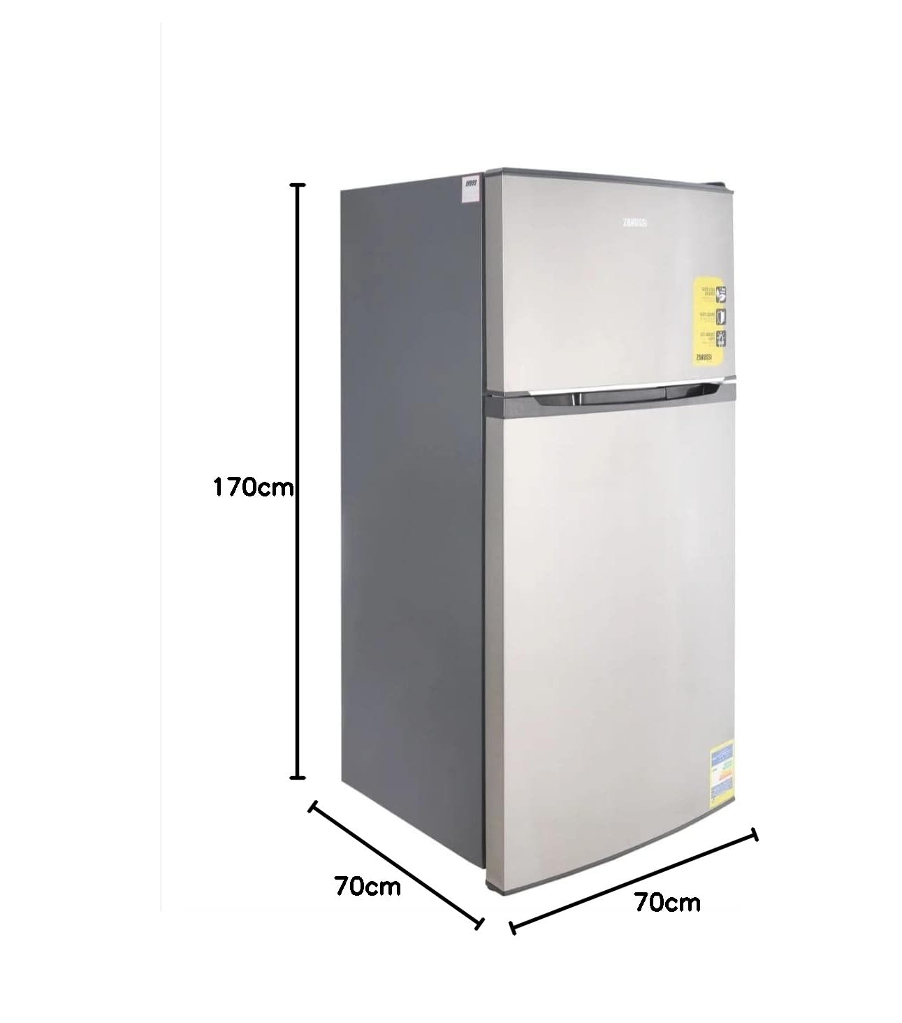 ثلاجة زانوسي نوفروست بتبريد متطور وتصميم أنيق موفر للطاقة