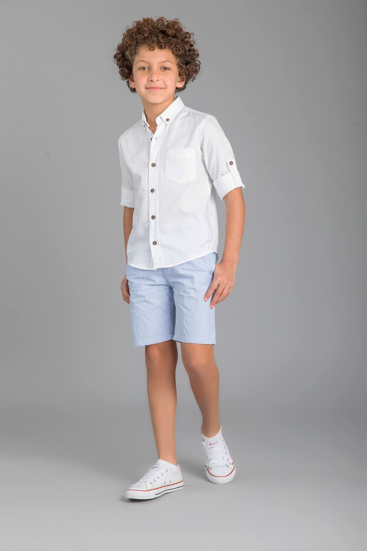 Concrete Shorts For Boys,Versatile design that pairs well with T-shirts and casual tops.