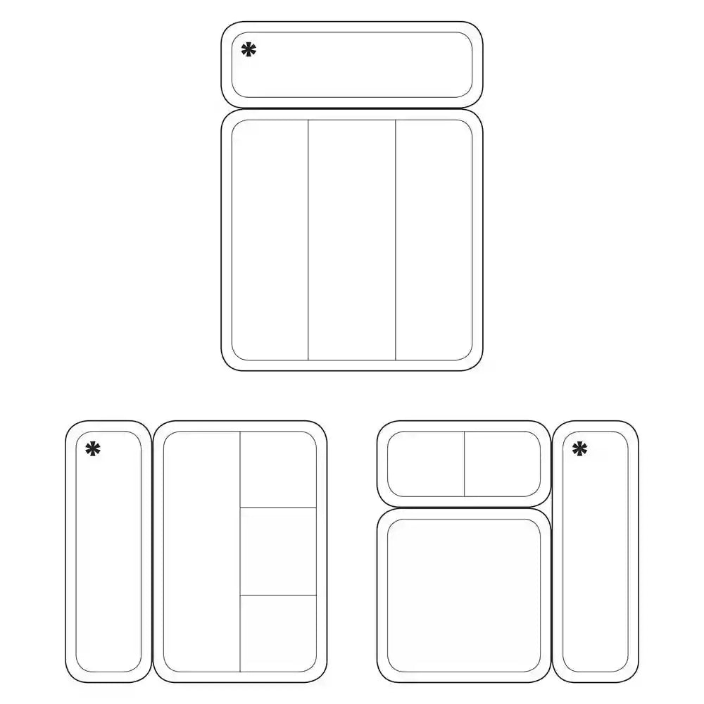 منظم درج للحمام من iDesign – كبير الحجم للماكياج والإكسسوارات