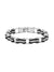 Yellow Chimes Men's Silver-Black Bicycle Chain Bracelet – Durable and Stylish for Men and Boys - Safqqa Egypt