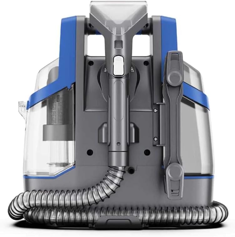 Hoover CDCW-CSME Spotless Careprt Cleaner Clean Portable Lightweight Carpet & Upholstery Multi Surfaces Cleaner For Car Seats, Sofa, Kitchen, Outdoor & More, Removes Spots Spills & Tough Stains-Blue - Without cleaning solution