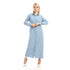 Jamila plain soft Long shirt dress For Women,Long shirt dress design for a modest and elegant silhouette.
