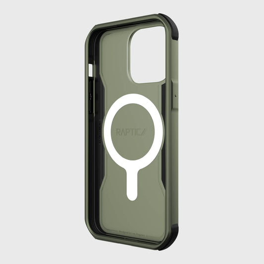 Raptic Fort Magsafe لهاتف iPhone 14 Pro - أخضر
