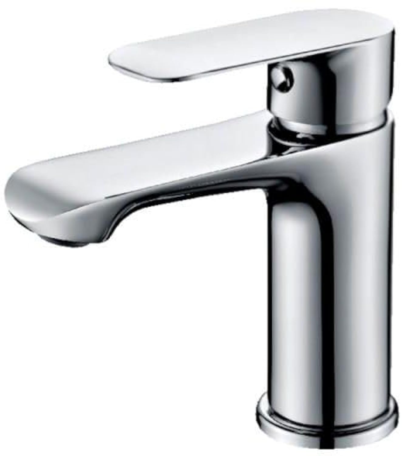 Sarrdesign SD1140-D-CP Basin Mixer Faucet, Single-Handle Bathroom Sink Tap, Chrome Finish