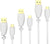 KabelDirekt 852 1.5m 5 x Micro USB Cable (USB 2.0, Synch & Charge Cable) TOP Series white