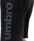 UMBRO Men’s FW Linear Logo Graphic Shorts – Loopback Fabric