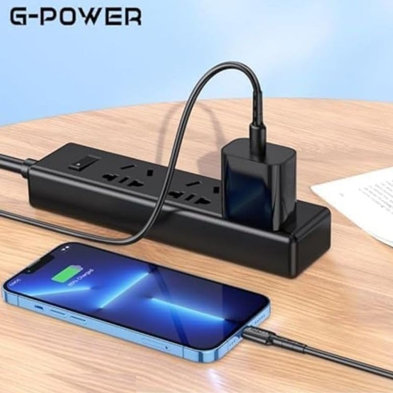 G-Power GP011 USB to Lightning Charging & Data Cable 1M – Fast Transfer, Smart Design