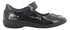 Leomil Girls' Patent Leather Mary Jane School Shoes with Anna and Elsa Print