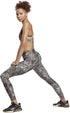 Reebok Leopard Pattern Back Logo Leggings for Women