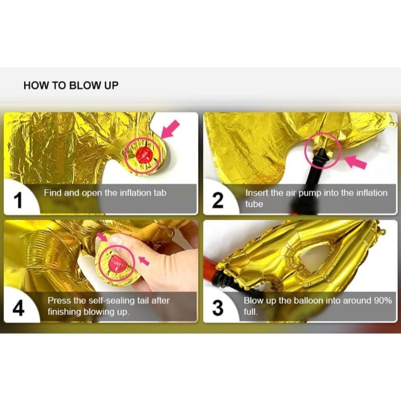 بلونة حرف X ذهبية ضخمة – مثالية لحفلات أعياد الميلاد والمناسبات المميزة