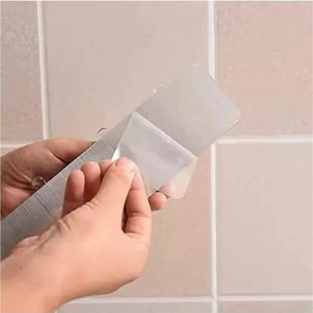 شماعات لاصقة سحرية مع 6 خطافات قوية وذاتية الالتصاق لحوائط المنزل والمطبخ والمكتب والحمام وغرفة النوم والأبواب ومنظمات الاكسسوارات، بلاستيك (شفاف)، الحد الأقصى للوزن الموصى به: 3.0 كيلوجرام