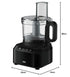 Braun FP3132BK Kitchen Machine, Black