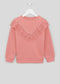 Matalan girls MATALAN basic long sleeve with ruffles soft and comfy for girls kids, pink, 9 years Sweater