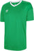 Umbro Boys' Contrast V-Neck Front Logo Print Soccer T-Shirt