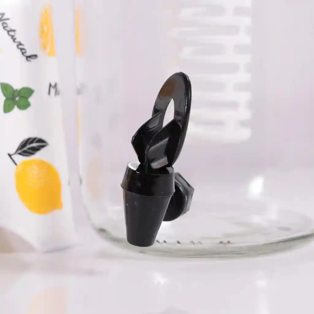 موزع المشروبات من هيرفين بسعة ٥ لترات مع حامل مثالي لتقديم المشروبات الطازجة في المنزل، الحفلات، أو التجمعات الخارجية – Safqqa Egypt