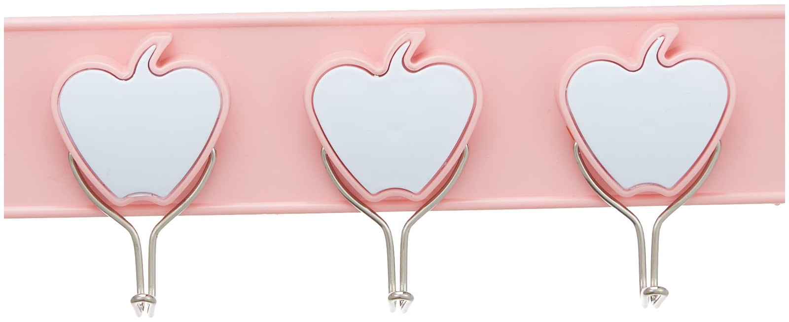 Bager Heart Plastic Hanger Set - 2 Pieces, 6 Rings Each