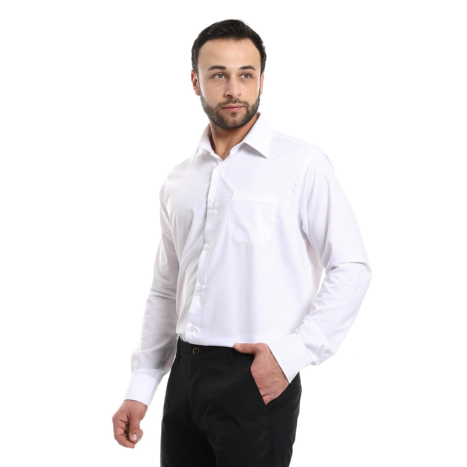 Andora Mens Classic Regular Fit Plain 36W24M3907 Western - Safqqa Egypt