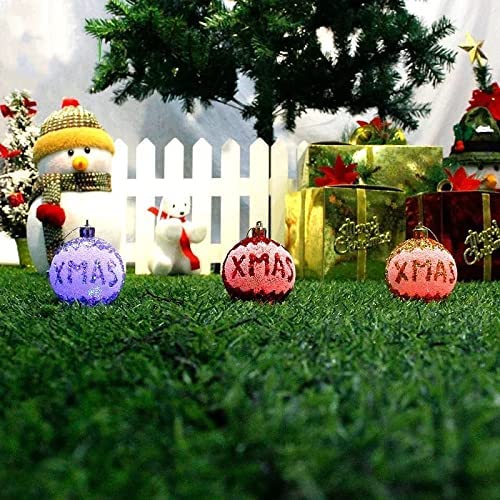 Generic LED Lighting Pendant Hanging Christmas Balls• Adds charm and decoration to holiday spaces - Safqqa