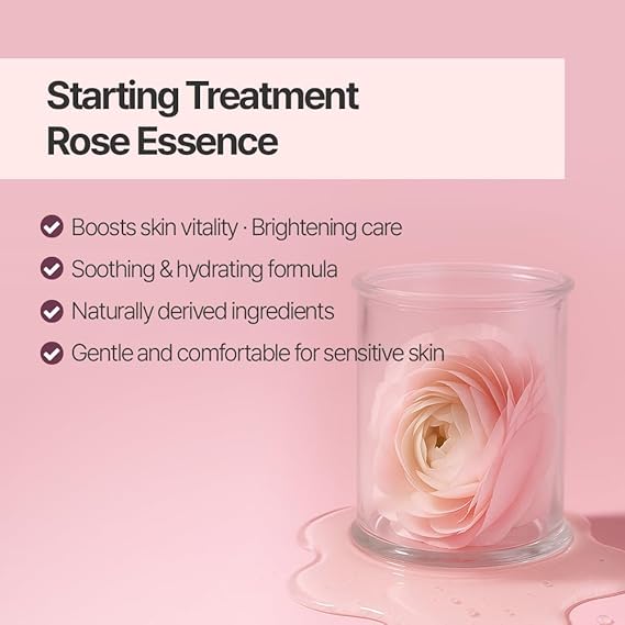 Secret Key Starting Treatment Rose Essence 150ml – Hydration & Radiance
