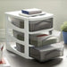 Bama Big Hobby 3 Drawers-White, One Size - Safqqa