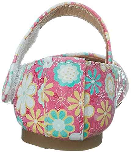 Skippy Flower Print Velcro Closure Mary Jane Shoes for Girls