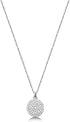 Mestige Copper Pendant Necklace with Crystal Stone for Women - MSNE3868