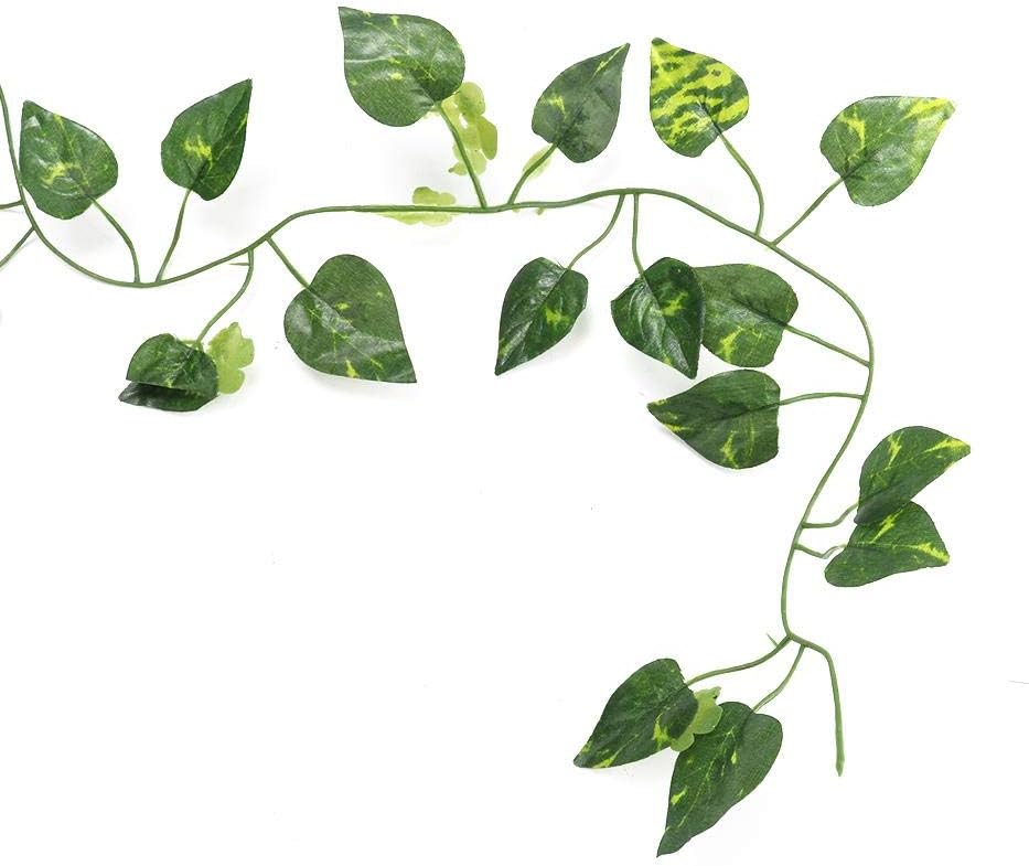 Wonka Artificial Flexible Vine Reptile Habitat Decor Green Leaves – Safqqa Egypt