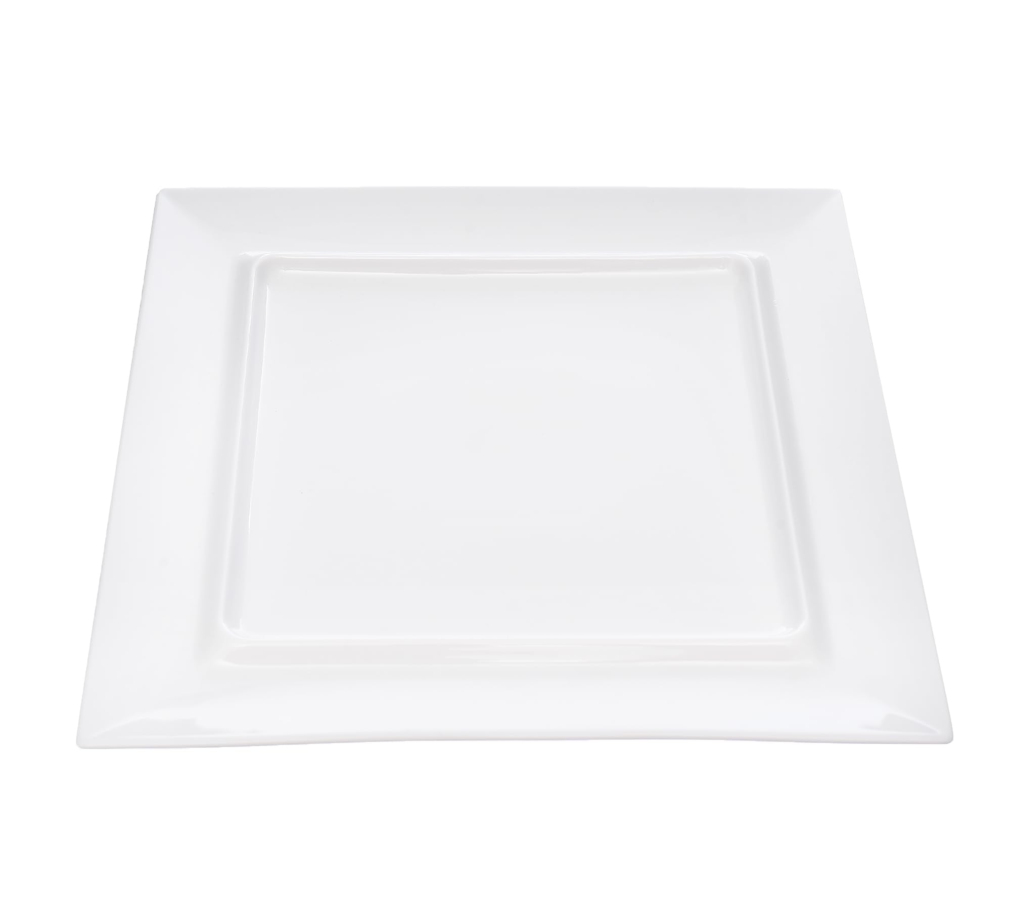 طبق مربع من مجموعة مون سكيب من تونسي بورسلين مقاوم للحرارة والخدوش لضمان استخدام طويل الأمد