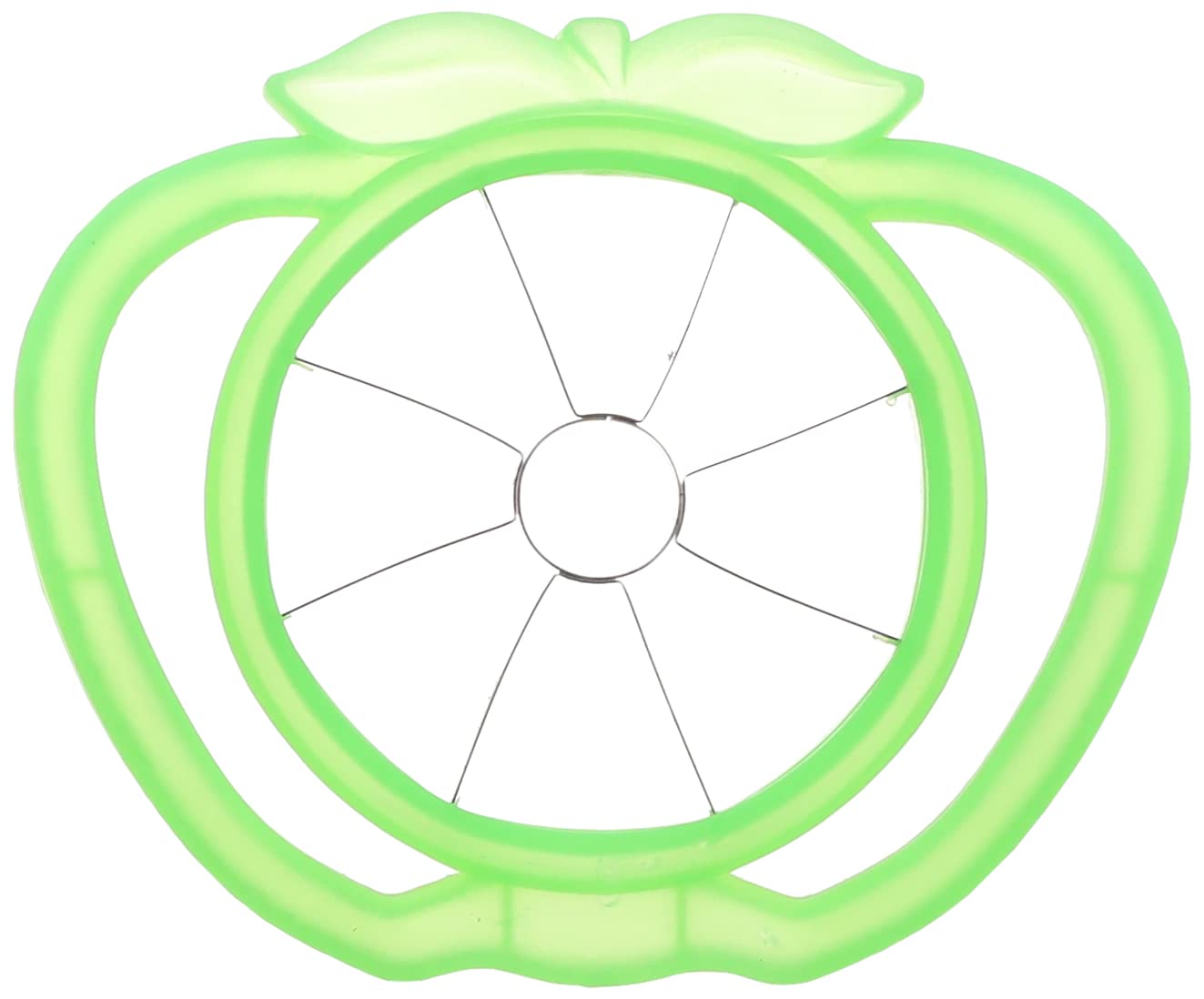 Stainless Steel Apple Slicer with Plastic Handles Apple Shape Cutter