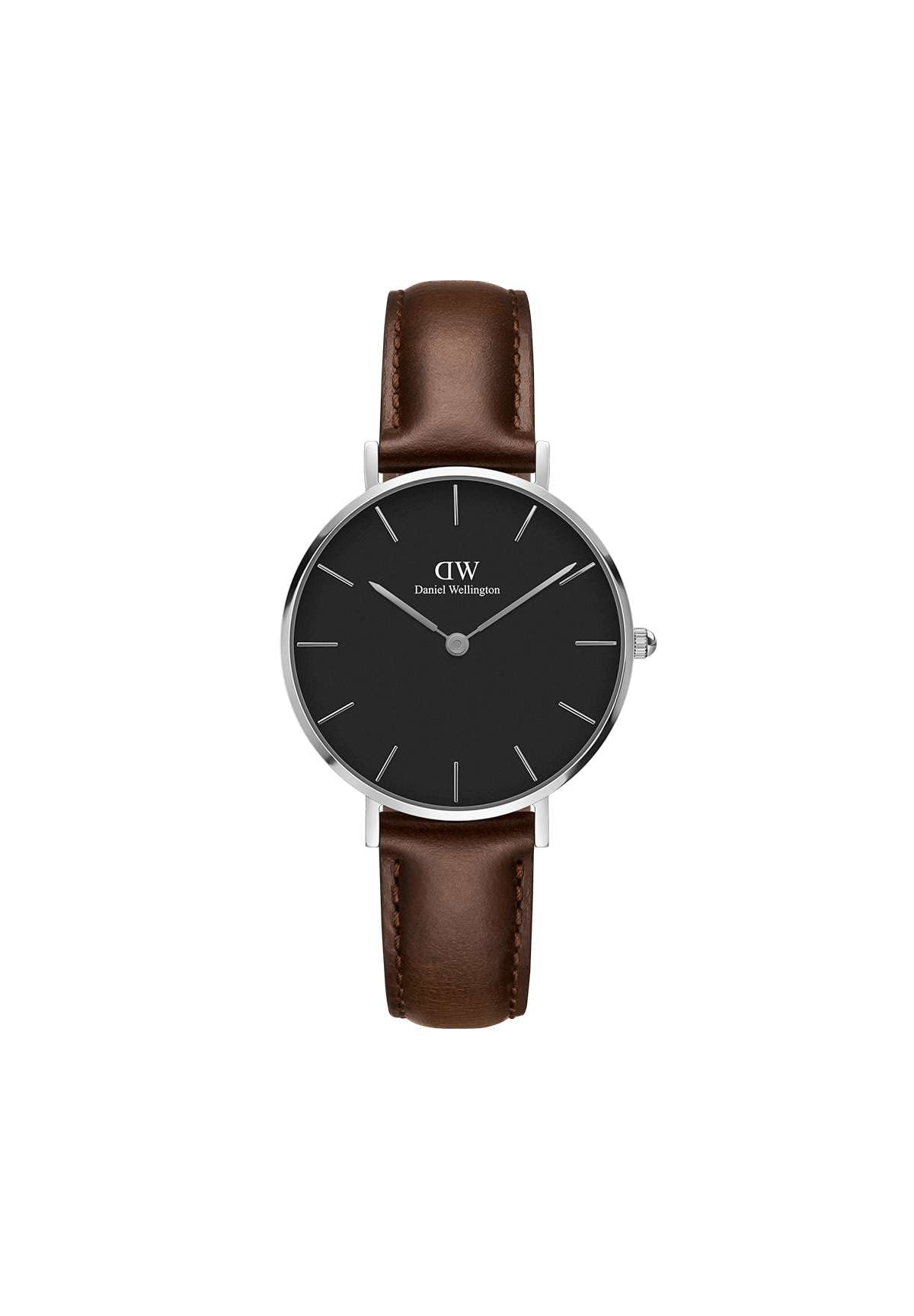 Daniel Wellington Watch Unisex , Japanese Quartz Movement, Analog Display,  Leather Strap-DW00100177 - Safqqa