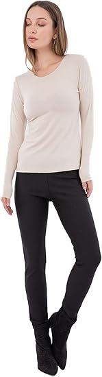 CARINA Women's Long Sleeve Viscose Top