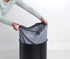 Brabantia 120022 Laundry Bin, Black, 60L