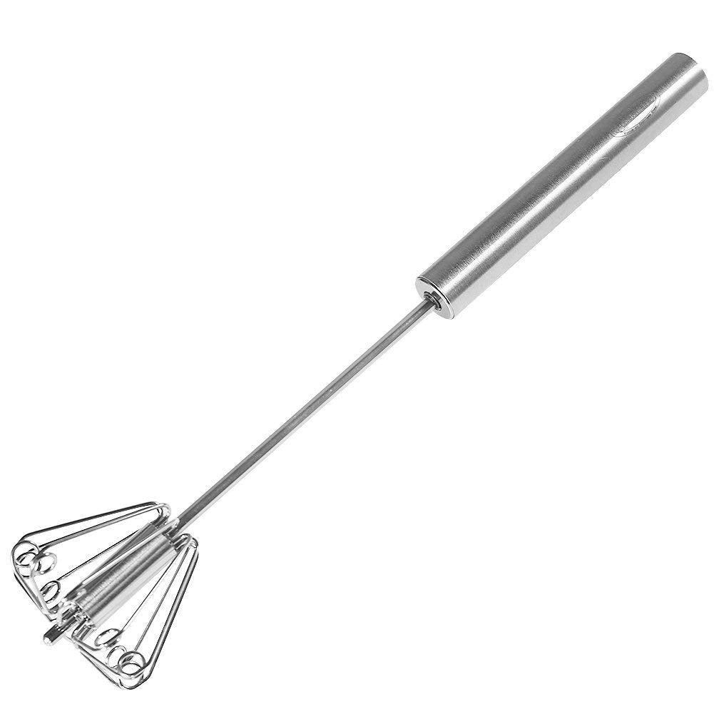 YOMYM Egg Whisk, Hand Push Whisk Blender for Home - Versatile Tool for Egg Beater, Milk Frother, Hand Push Mixer Stirrer - Safqqa