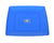 Medstar Square Plastic Dinner Plate ,Blue - Safqqa