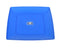 Medstar Square Plastic Dinner Plate ,Blue - Safqqa
