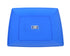 Medstar Square Plastic Dinner Plate ,Blue - Safqqa