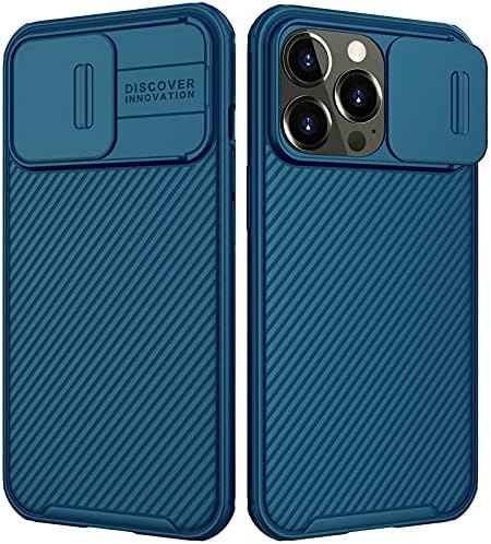 احمِ هاتفك iPhone 13 Pro بأناقة مع غطاء Nillkin الأزرق. مصمم لتوفير حماية مثالية ضد الخدوش والغبار والصدمات البسيطة، مع الحفاظ على المظهر الأنيق للهاتف