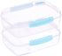 Max plast Plastic Food Container With Lid,  Multi Color