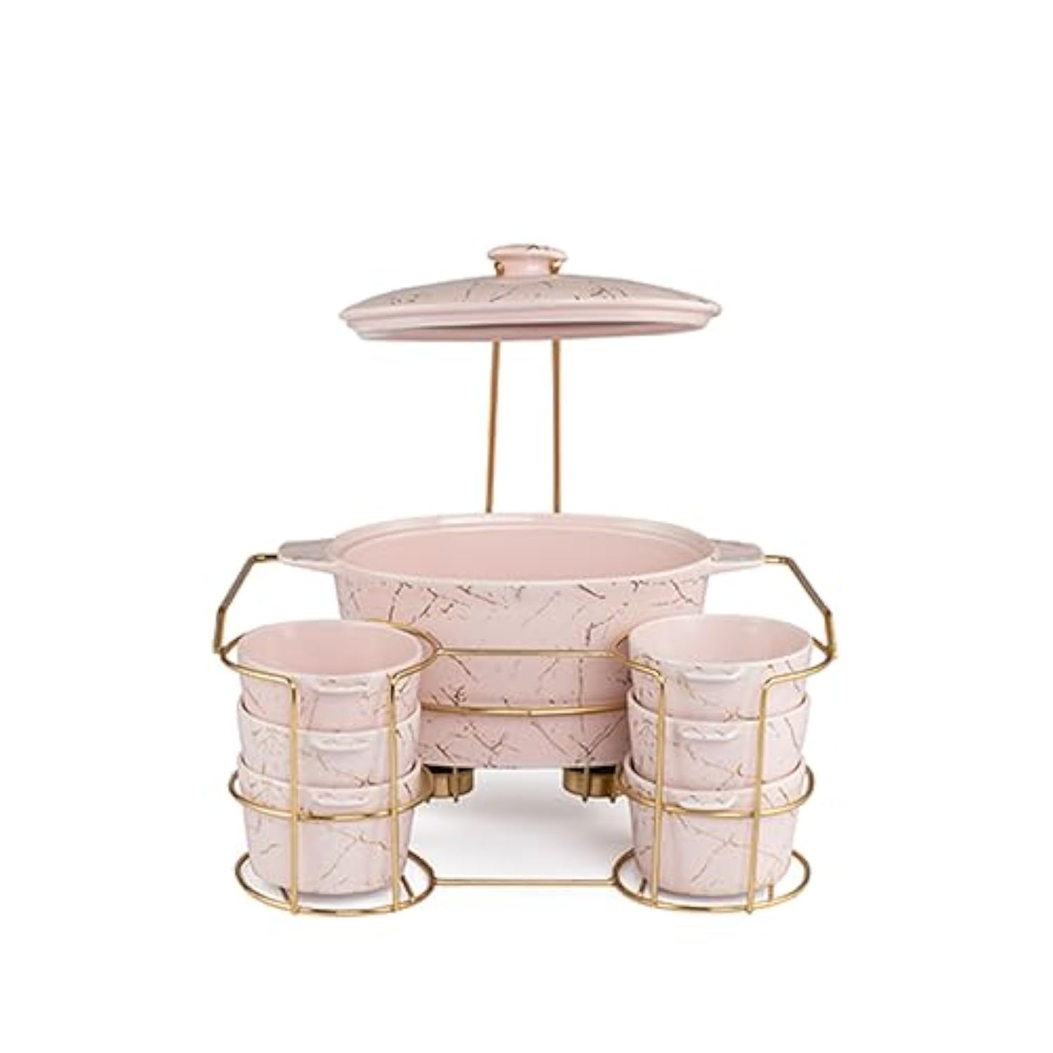 Lotus Olija Soup Mug Set – 24 Pieces (Plates & Bowls Set)