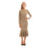 ESLA  Long Sleeves Short Dress For Women,Versatile design suitable for casual or semi-formal wear.