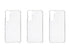 Generic Silicone Back Phone Protection Case With Safety Silicone Edges For Samsung Galaxy S22+ Set Of 3 Pieces - Transparent