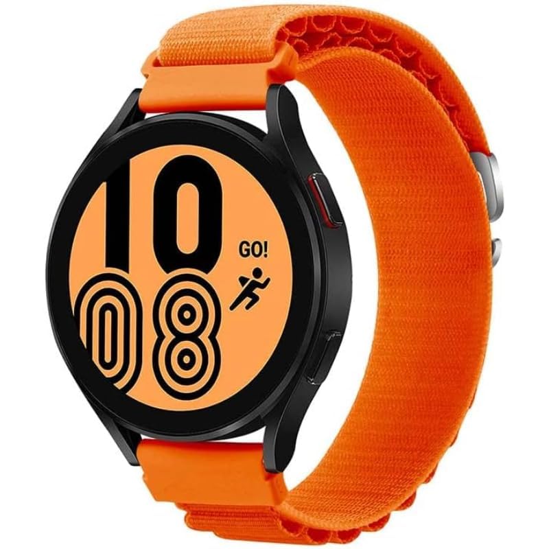Sport Loop Band Compatible with Samsung Galaxy Watch 4/5 /Pro 22mm / Women Men, Nylon Alpine Loop Strap with G‑Hook Solo Stretch Woven for Galaxy Watch