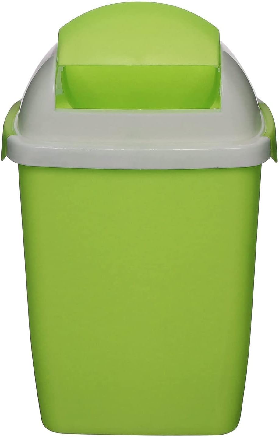 Max Plast Plastic Trash Bin with Swing Lid