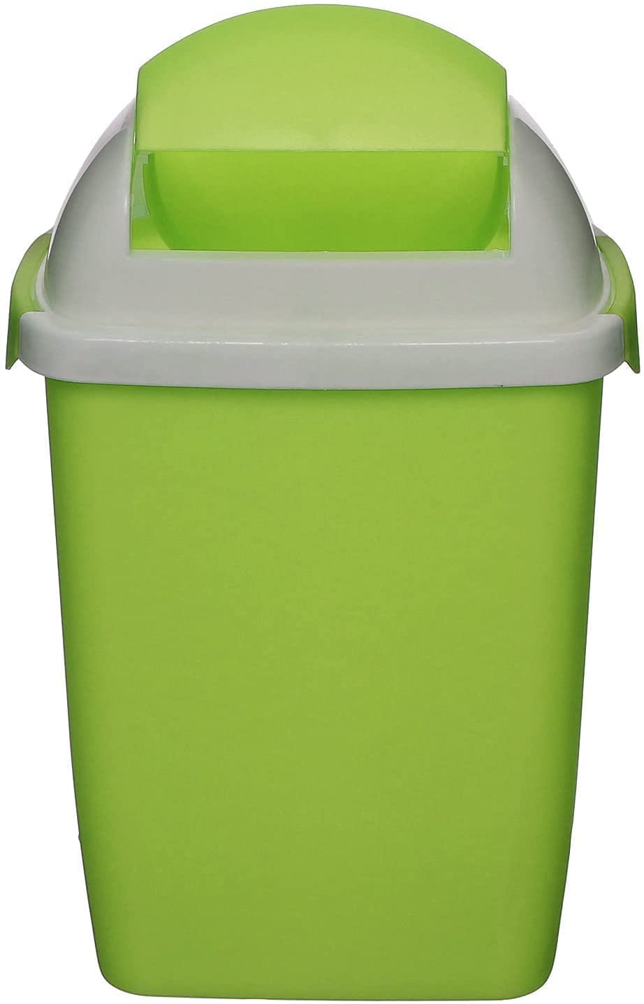 Max Plast Plastic Trash Bin with Swing Lid