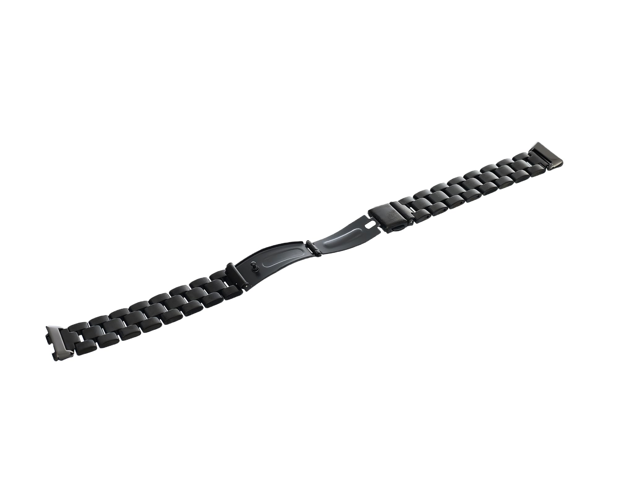accessories shop Metal Watch Strap With Classic Design And Flexibility For Smart Watch Honor 8 mm - Black