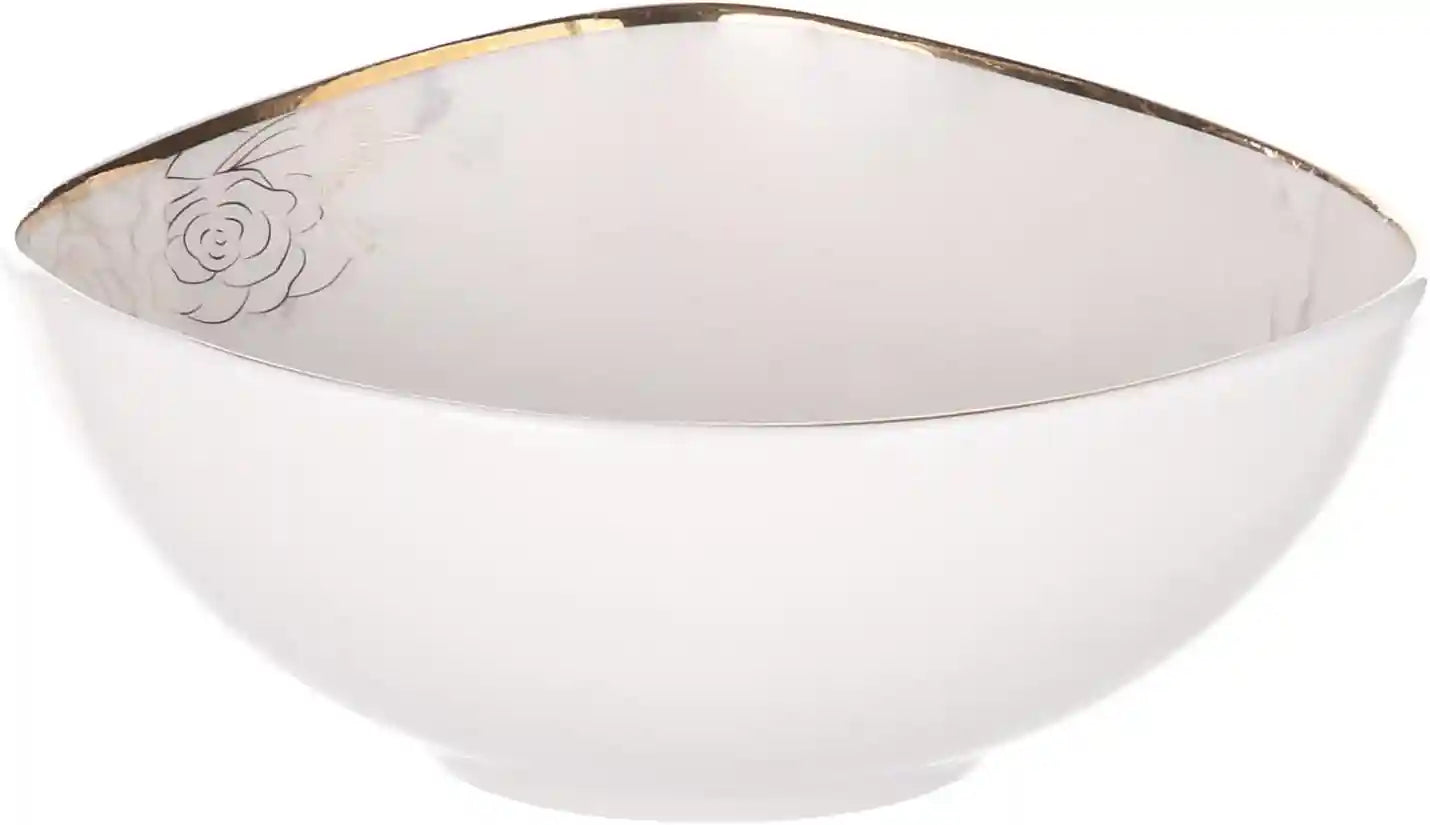 طقم عشاء Lotus مكون من 26 قطعة يوفر مجموعة كاملة وملونة لتقديم الطعام في منزلك. يشمل الطقم 6 أطباق فطائر، 6 أطباق كاتو، 6 أطباق شوربة، 6 أوعية عادية، مقلاة بورسلين دائرية واحدة، وشواية مربعة واحدة. 