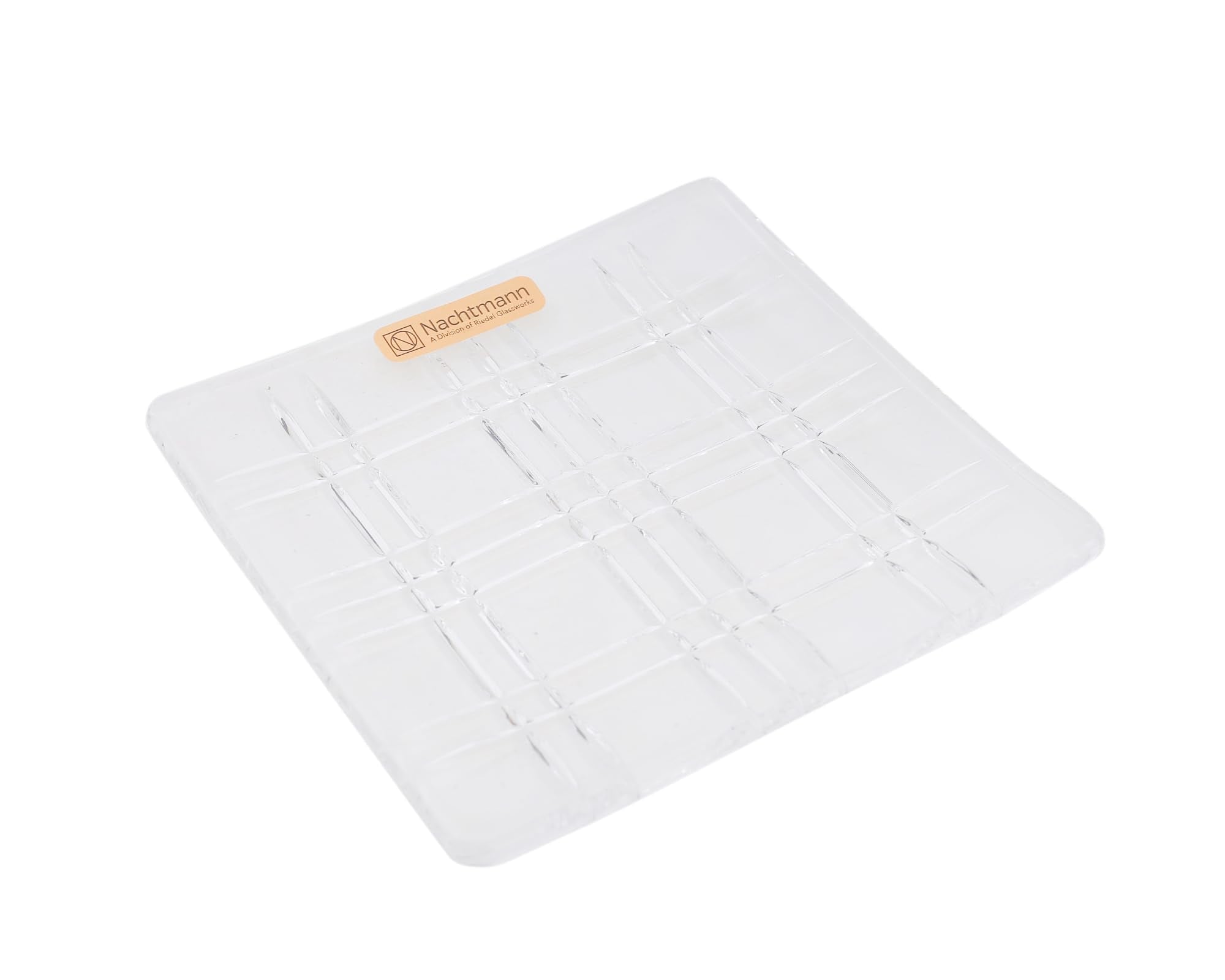 Nachtmann Crystal Square Plates Set 2-Pieces