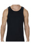 JIL mens Men tank top cotton lycra black Underwear