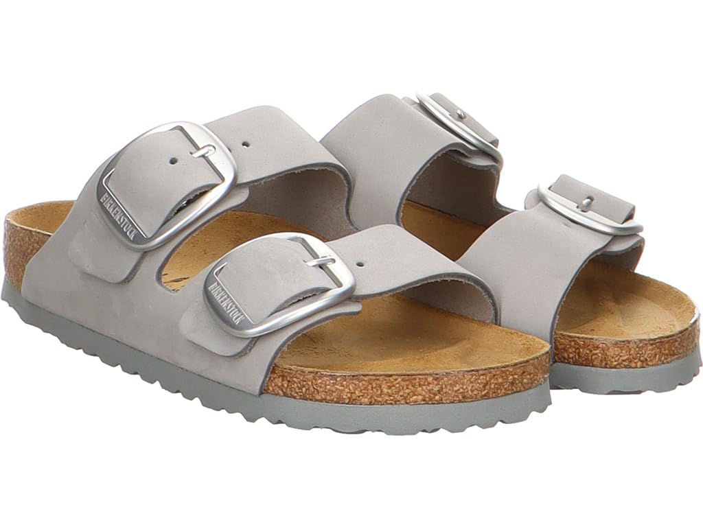 Birkenstock Arizona Big Buckle Nubuck Women's Dove Grey Sandals