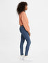 بنطلون جينز Levi's 720 Super Skinny للنساء بخصر عالٍ